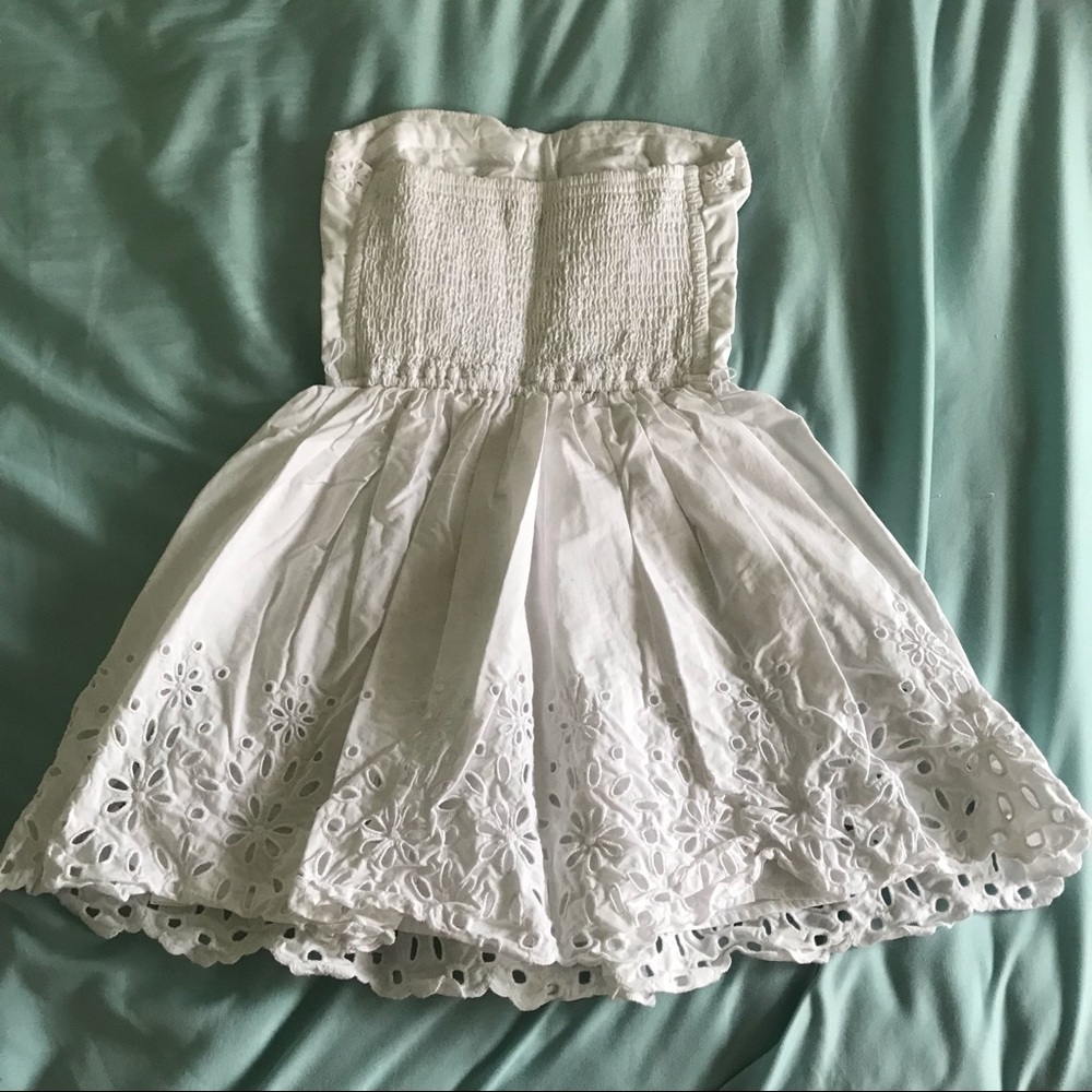 White hollister stapless dress - Picture 2 of 8